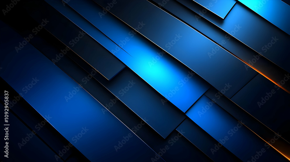 Abstract Blue Geometric Shapes Design, Modern Digital Art Background Abstract Blue Geometric Shapes Design, Modern Digital Art Background