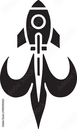 Rocket Illustration Drawing Vector Art, Rocket Icon