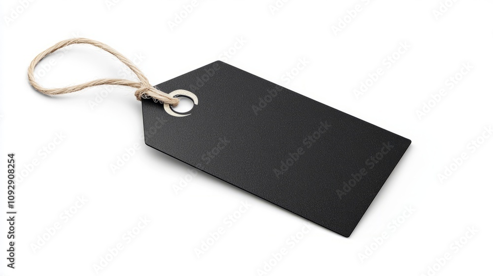 Fototapeta premium Tag isolated on white