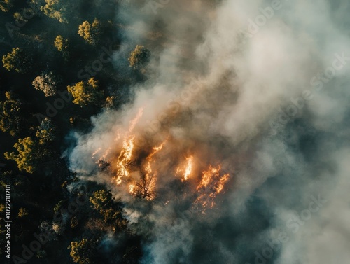 Wallpaper Mural AI-based wildfire prediction models, preventing and managing fire risks with AI Torontodigital.ca