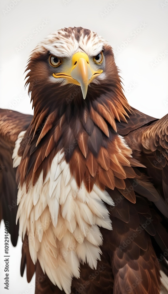 3d eagle rendering with open wings 3d eagle rendering with open wings