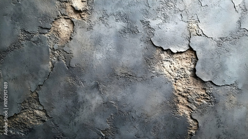 Textured Concrete Wall: Gray, Cracked, Rustic Design