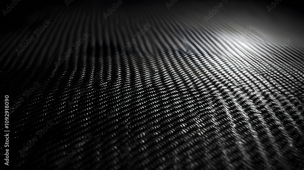 Textured Fabric: Close-Up Weave Details, Dark Shades Textured Fabric: Close-Up Weave Details, Dark Shades