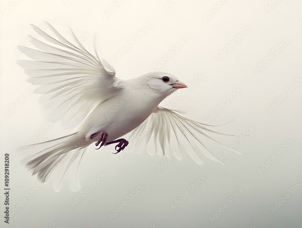 art image of a white bird gracefully flying with outstretched wings art image of a white bird gracefully flying with outstretched wings