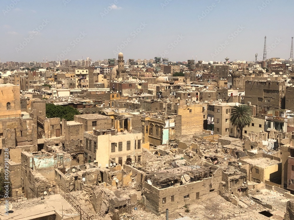 The city view of Cairo city, capital city of Egypt The city view of Cairo city, capital city of Egypt