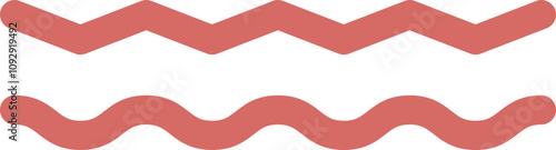 Wavy lines symbolize seismic waves and geological layers.