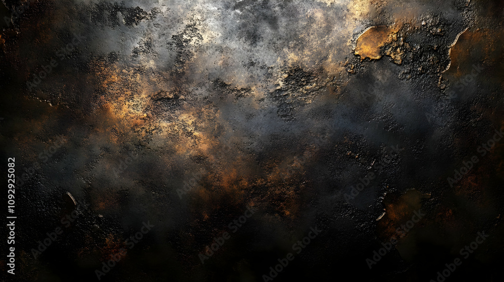 Dark Metal Texture: Rust, Oxidized, Grunge Background Image Dark Metal Texture: Rust, Oxidized, Grunge Background Image