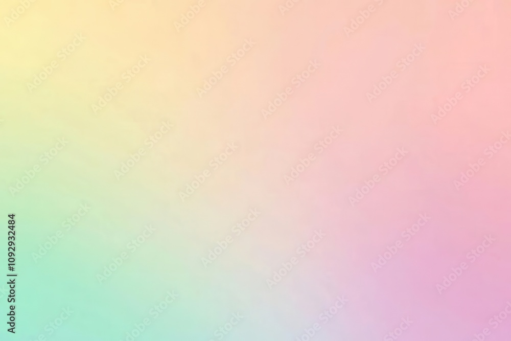 Soft pastel gradient wallpaper with blank central area for text overlay, gradient background, calming tones