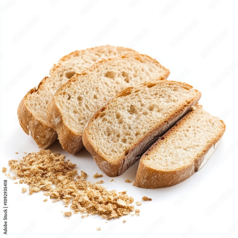 bread crumbs isolated bread crumbs isolated