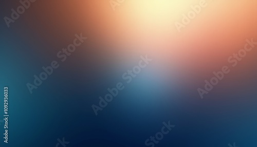 Smooth gradient background transitioning from bronze to sapphire with a soft blur