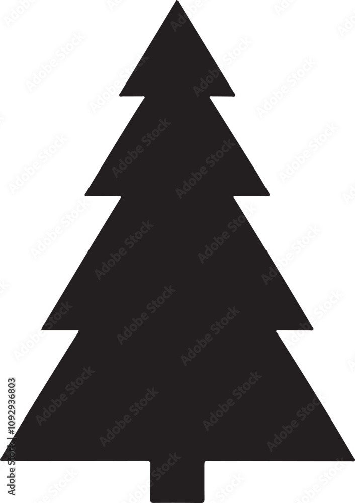 Christmas Tree Vector Silhouette , vector christmas tree Christmas Tree Vector Silhouette , vector christmas tree