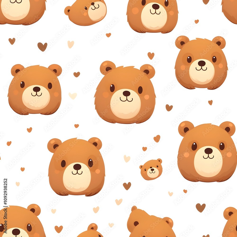 seamless pattern with teddy bears seamless pattern with teddy bears