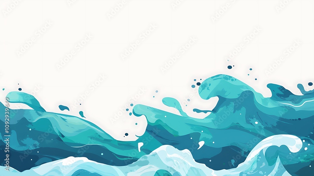 A vibrant illustration of ocean waves in various shades of blue, creating a dynamic and fluid visual effect. A vibrant illustration of ocean waves in various shades of blue, creating a dynamic and fluid visual effect.