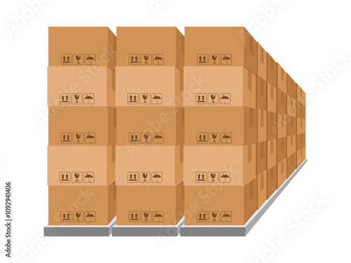 boxes on racks, warehouse storage box, carton box on shelf, logistics, cargo, storehouse, parcel storage postal service, storehouse with goods on shelves