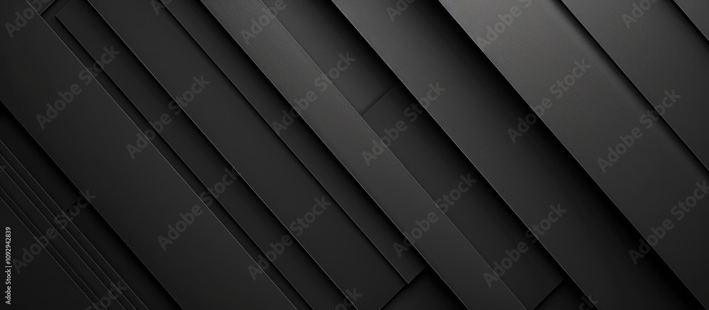 Obraz premium Abstract Black Geometric Background