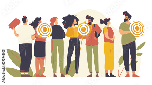 Target Customer Audience Candidate Selection Icon