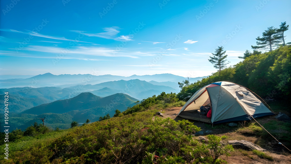 camping in the mountains1 camping in the mountains1