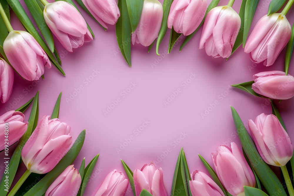 beautiful frame of many tulips beautiful frame of many tulips
