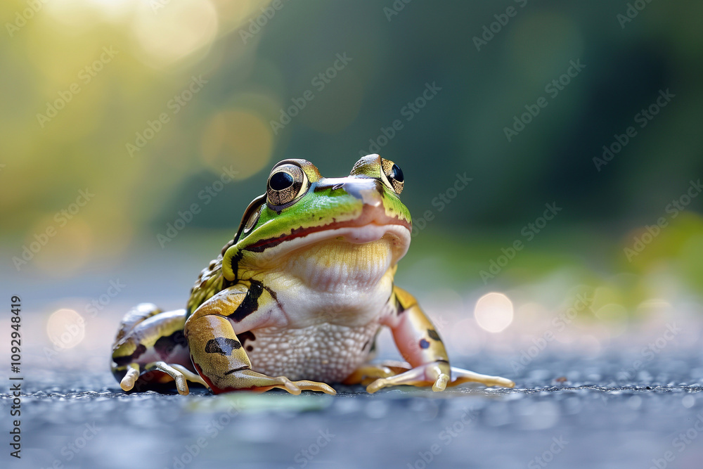 Fototapeta premium frog close up