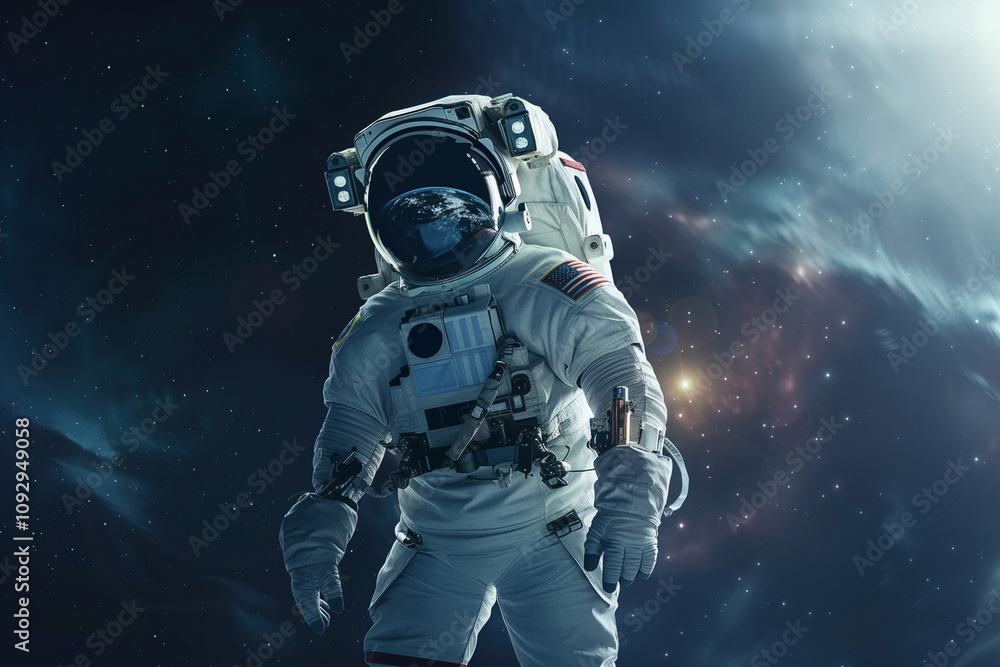 Fototapeta premium astronaut in outer space