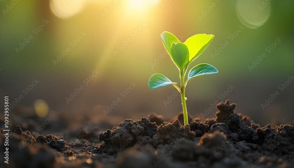 Gentle Sunlight Nurtures a New Beginning Gentle Sunlight Nurtures a New Beginning