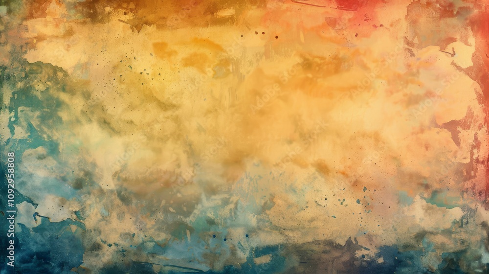 Beautiful Abstract Watercolor Gradient Background with vibrant and trendy design elements Beautiful Abstract Watercolor Gradient Background with vibrant and trendy design elements