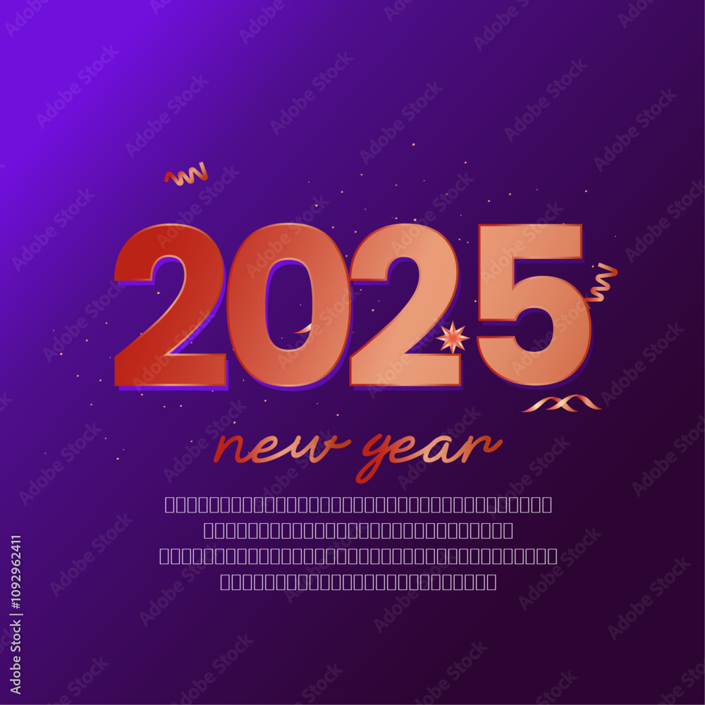 Happy New Year 2025 social media post Happy New Year 2025 social media post