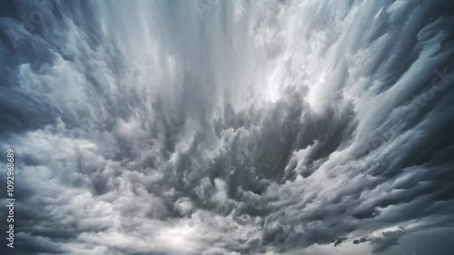 time lapse of clouds in the sky in cloudy weather