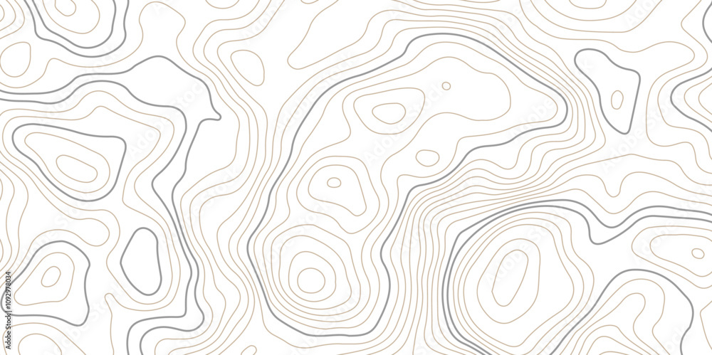 The black grey on white contours vector topography stylized height of the lines. The concept of a conditional geography scheme and the terrain path. Ultra wide. Map vector terrain Illustration. The black grey on white contours vector topography stylized height of the lines. The concept of a conditional geography scheme and the terrain path. Ultra wide. Map vector terrain Illustration.