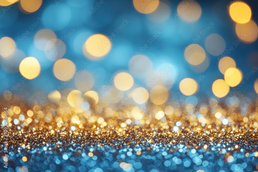 Colorful Bokeh Lights on a Shimmering Surface Colorful Bokeh Lights on a Shimmering Surface