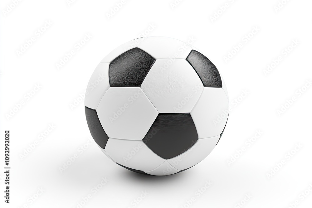 Soccer ball in stadium isolated in free white mockup background. Soccer ball in stadium isolated in free white mockup background.