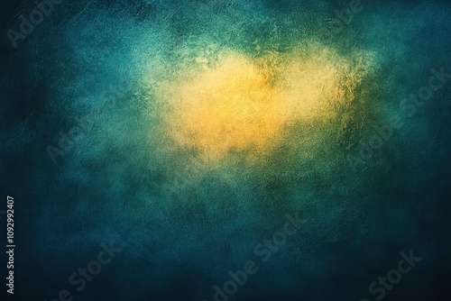 A blue and yellow background with a splash of color