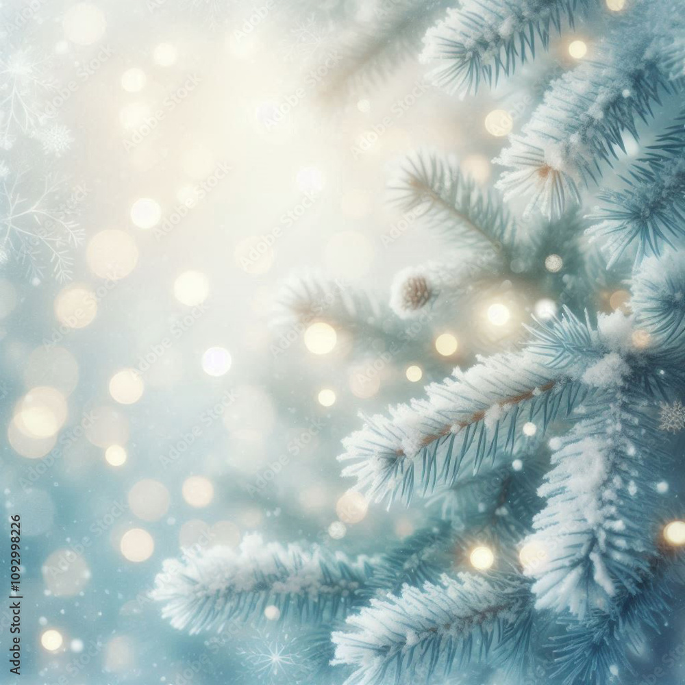 Winter Wonderland Snowy Pine Forest Winter Wonderland Snowy Pine Forest