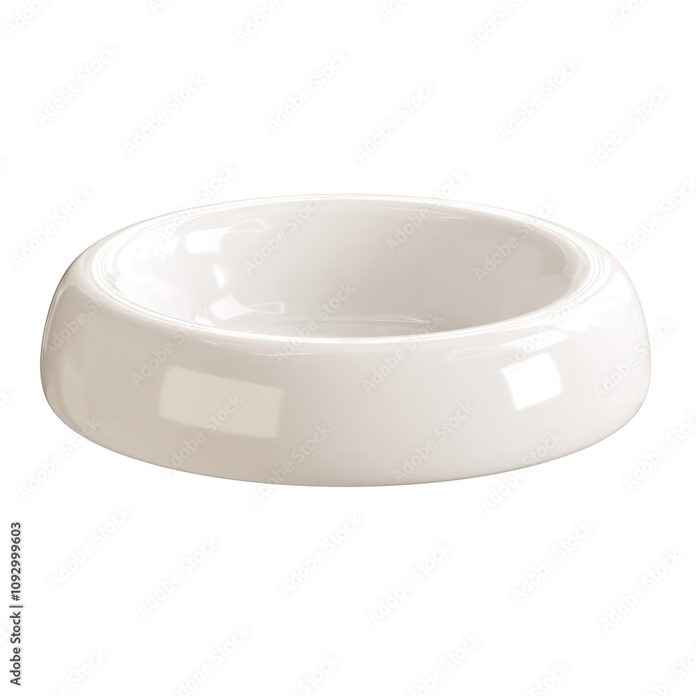 A white bowl with a white rim A white bowl with a white rim