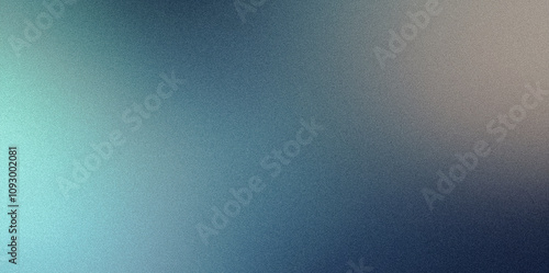 Grainy gradient fading from teal to dark blue, creating a subtle textured background, ideal for various design projects