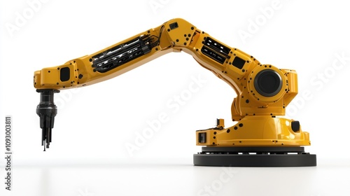 3D model showcasing a robotic arm for advanced automation.