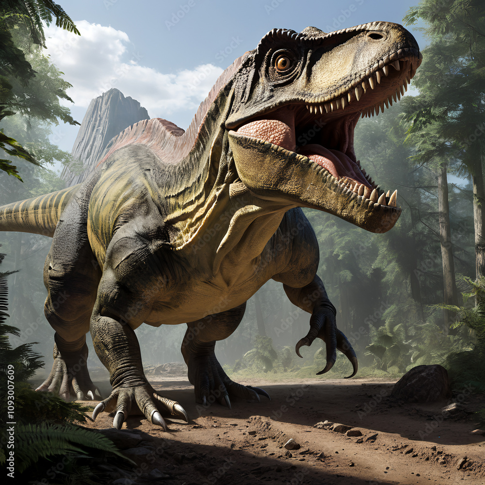 Fototapeta premium dinosaurs: Giganotosaurus 