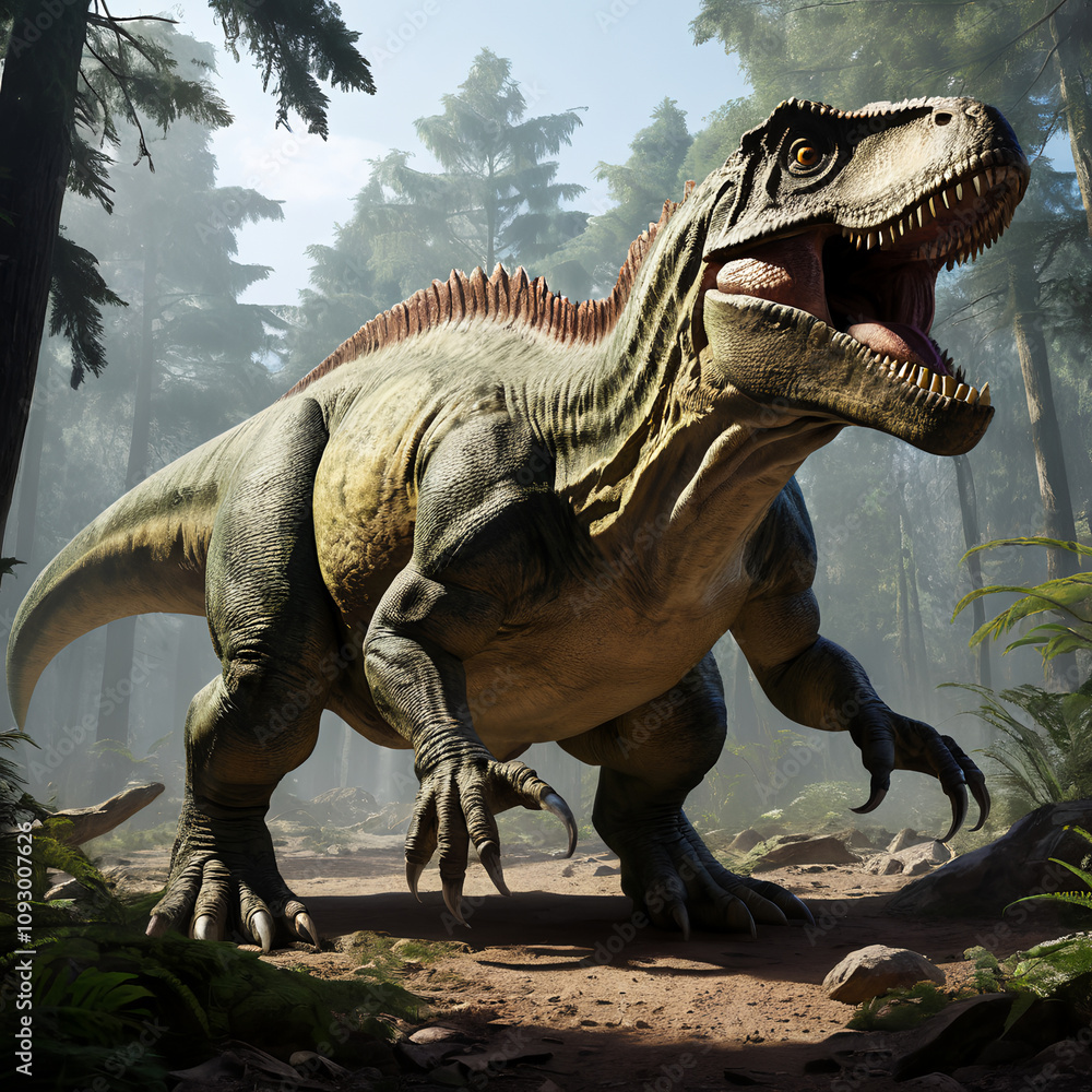 Fototapeta premium dinosaurs: Giganotosaurus 
