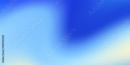 Beautiful Flowing Summer Color Abstract Background. Sky blue and cream gradient mesh background. Refreshing abstraction artwork. Vector Illustration.