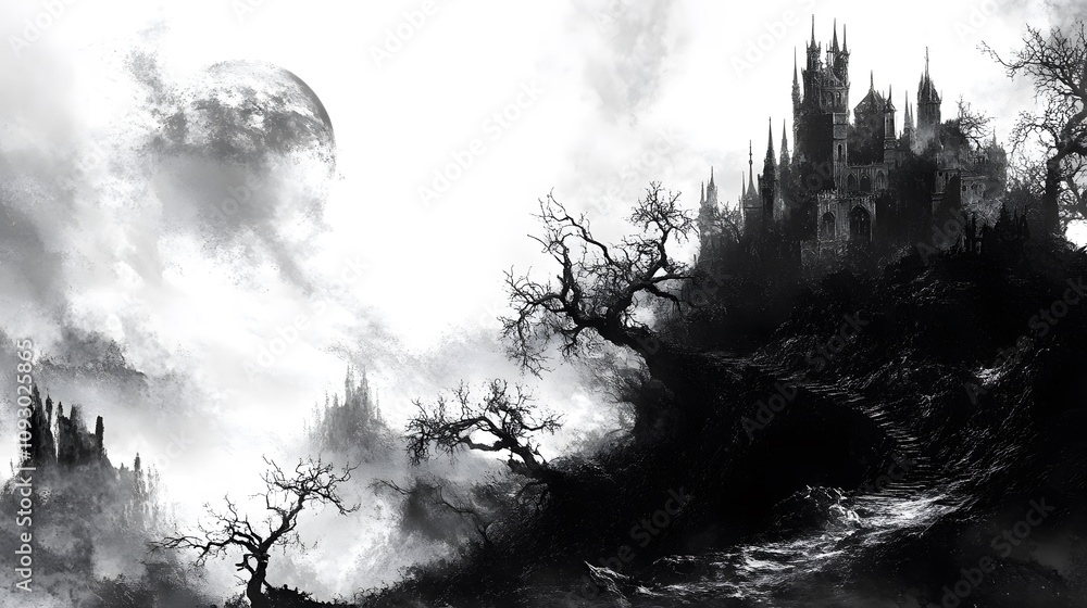 a fantasy forest scene design a fantasy forest scene design