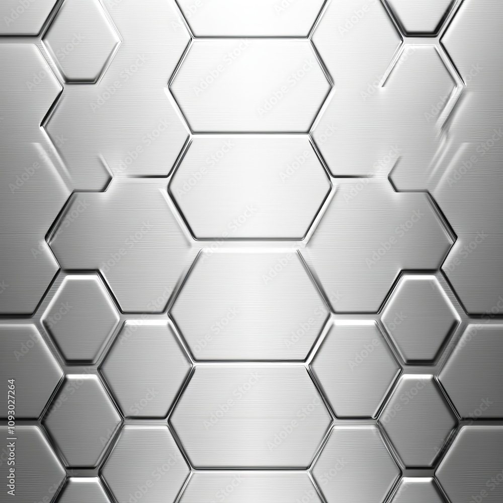 Abstract metallic hexagonal grid background texture. Abstract metallic hexagonal grid background texture.