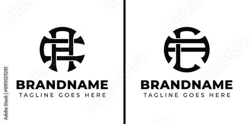 Letters AC and CA Monogram Logo, suitable for business with CA or AC initials