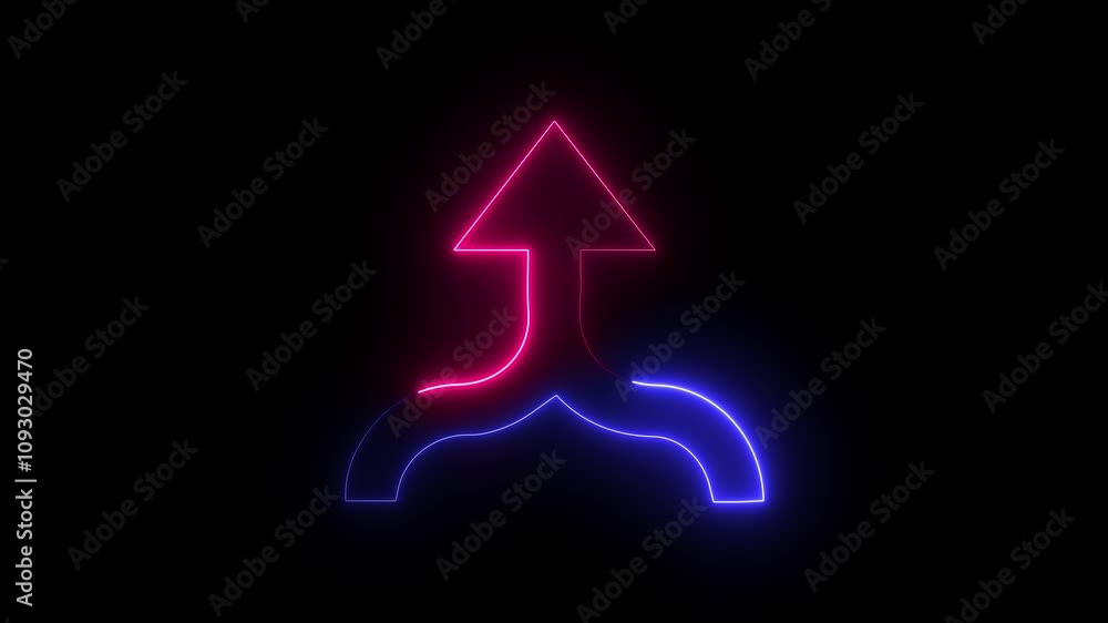 Up direction arrow animation. 4k render. High resolution Video footage. Up direction arrow animation. 4k render. High resolution Video footage.