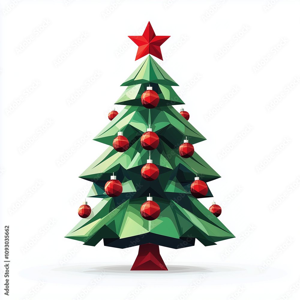 christmas tree with balls christmas tree with balls