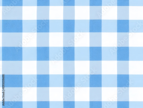 Light blue gingham pattern