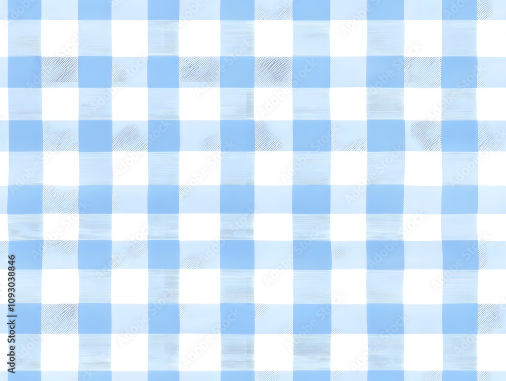 Light blue gingham pattern Light blue gingham pattern