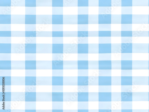 Light blue gingham pattern