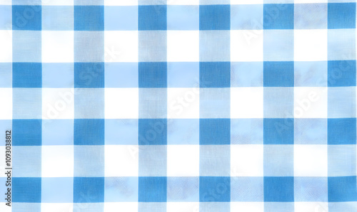 Light blue gingham pattern