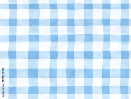 Light blue gingham pattern