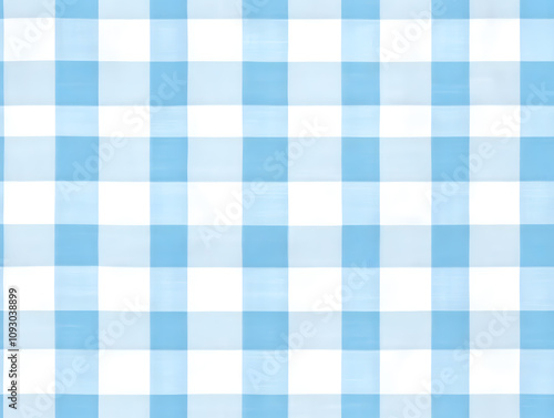 Light blue gingham pattern